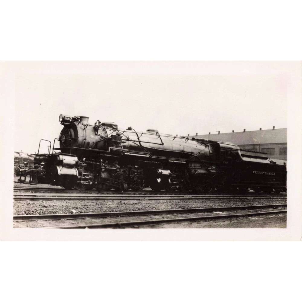 PRR Pennsylvania Railroad 7335 CC2s Steam Locomotive Photo Columbus OH 1940 - Picture 1 of 2